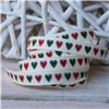 Order  Christmas Ribbon - Stitched Hearts